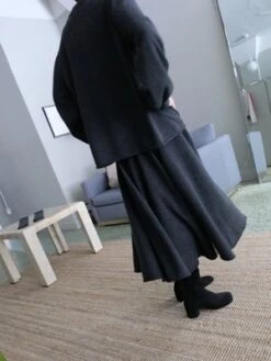 Extreme CashmereEXTREME CASHMERE N313 TWIRL SKIRT - SHADOW -Drape Hut Sales Store EXTREME CASHMERE N 313 TWIRL SKIRT IN SHADOW 20231027033937 1