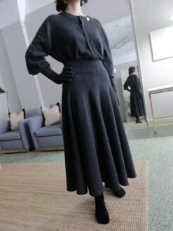 Extreme CashmereEXTREME CASHMERE N313 TWIRL SKIRT - SHADOW -Drape Hut Sales Store EXTREME CASHMERE N 313 TWIRL SKIRT IN SHADOW 20231027033938 2