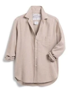 Frank & EileenEileen Heather Flannel Shirt - Camel Brown -Drape Hut Sales Store Eileen Heather Flannel 20231026230834