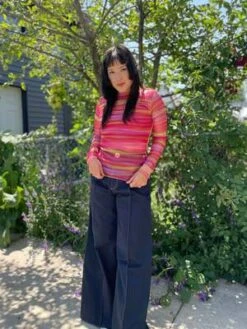 Eliza FaulknerLavoy Pants - Navy Twill -Drape Hut Sales Store Eliza Faulkner Lavoy Pants Navy Twill 20230301202519