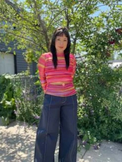 Eliza FaulknerLavoy Pants - Navy Twill -Drape Hut Sales Store Eliza Faulkner Lavoy Pants Navy Twill 20230301202520