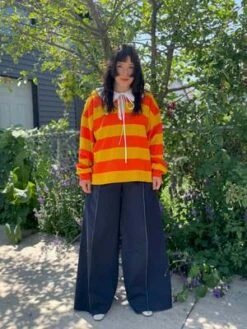 Eliza FaulknerLavoy Pants - Navy Twill -Drape Hut Sales Store Eliza Faulkner Lavoy Pants Navy Twill 20230301202522