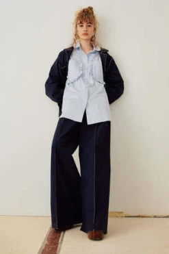 Eliza FaulknerLavoy Pants - Navy Twill -Drape Hut Sales Store Eliza Faulkner Lavoy Pants Navy Twill 20230301202527