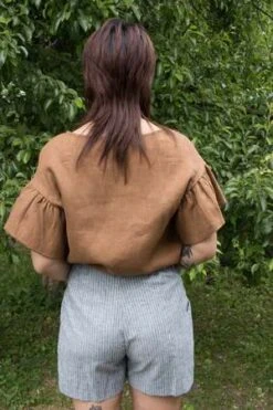 Eliza FaulknerRaffi Top - Cocoa -Drape Hut Sales Store Eliza Faulkner Raffi Top Cocoa 20230614163103 1