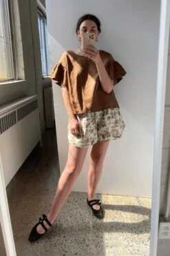 Eliza FaulknerRaffi Top - Cocoa -Drape Hut Sales Store Eliza Faulkner Raffi Top Cocoa 20230614163106