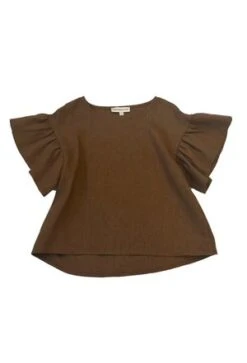 Eliza FaulknerRaffi Top - Cocoa -Drape Hut Sales Store Eliza Faulkner Raffi Top Cocoa 20230614163108 2