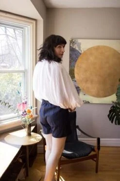 Eliza FaulknerShakespeare Top - White Linen -Drape Hut Sales Store Eliza Faulkner Shakespeare Top White Linen 20220519202848