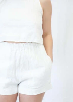 Seek ShelterEva Short - Ivory