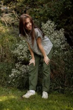 Eve GravelCambridge Pants - Pine -Drape Hut Sales Store Eve Gravel Cambridge Pants Pine 20231003183438