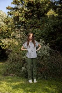 Eve GravelCambridge Pants - Pine -Drape Hut Sales Store Eve Gravel Cambridge Pants Pine 20231003183440 1