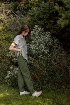 Eve GravelCambridge Pants - Pine -Drape Hut Sales Store Eve Gravel Cambridge Pants Pine 20231003183442