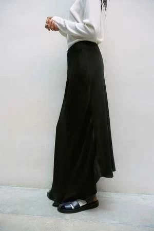 CorderaFLUID ASYMMETRIC SKIRT - Black 4 CorderaFLUID ASYMMETRIC SKIRT - Black - Image 2