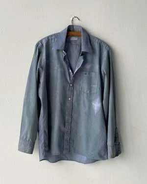 VINCETTAFiber Reactive Dye Dior Shirt - Blue 3 VINCETTAFiber Reactive Dye Dior Shirt - Blue