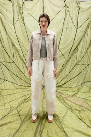 W'MenswearW'menswear Good Ol' Whats-her-face Unisex Freedom Flight Trouser - Off White 3 W'MenswearW'menswear Good Ol' Whats-her-face Unisex Freedom Flight Trouser - Off White