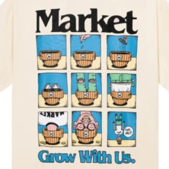 MARKETMarket Grow With Us T-shirt - Ecru -Drape Hut Sales Store GROW WITH US T SHIRT 20230921193922