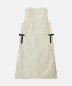 GramicciCanvas Mid-length Dress - Dusty Black -Drape Hut Sales Store Gramicci CANVAS MID LENGTH DRESS DUSTY BLACK 20230929065107 2