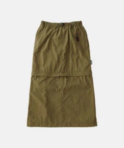 GramicciConvertible Micro Ripstop Skirt - Army Green -Drape Hut Sales Store Gramicci Convertible Micro Ripstop Skirt Army Green 20230323221142