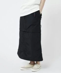 GramicciConvertible Micro Ripstop Skirt - Black