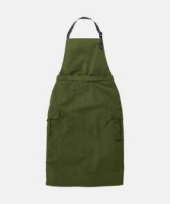 GramicciNylon Tussah Covertible Apron Dress - Deep Olive