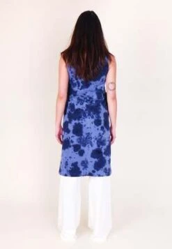 GramicciWaffle Cord Mid-Length Dress - Navy Bleach Dye -Drape Hut Sales Store Gramicci Waffle Cord Mid Length Dress Navy Bleach Dye 20230919134417 2
