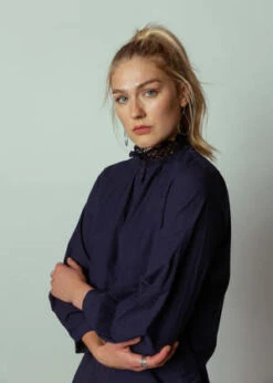 H+ Hannoh WesselH+ Hannoh Wessel Clareta Cotton Shirt - Ink -Drape Hut Sales Store Hannoh Clareta Ink Cotton Shirt 20231015135134