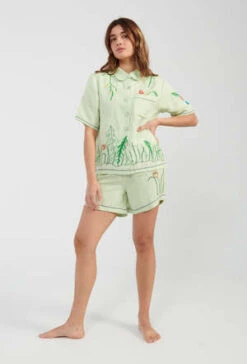 HelmstedtAleta Shorts - Mint Green -Drape Hut Sales Store Helmstedt Aleta Shorts Mint Green 20230428041026 1