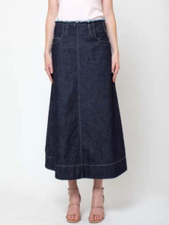 Susanne BommerJean Skirt -Drape Hut Sales Store Jean Skirt 20230923015716 2