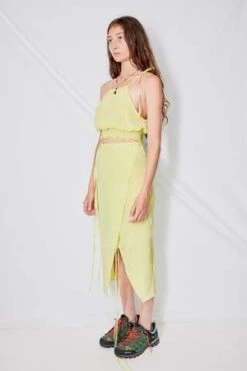 Jovana MarkovicSupermoon Skirt - Lime -Drape Hut Sales Store Jovana Markovic Supermoon Skirt Lime 20230628002422