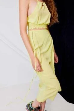 Jovana MarkovicSupermoon Skirt - Lime -Drape Hut Sales Store Jovana Markovic Supermoon Skirt Lime 20230628002423