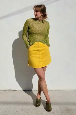 JungmavenVassar Skirt - Sunshine Yellow 3 JungmavenVassar Skirt - Sunshine Yellow