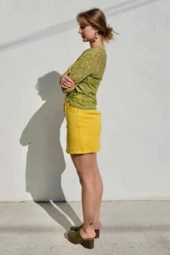 JungmavenVassar Skirt - Sunshine Yellow 7 JungmavenVassar Skirt - Sunshine Yellow -Drape Hut Sales Store Jungmaven Vassar Skirt Sunshine Yellow 20230330002758