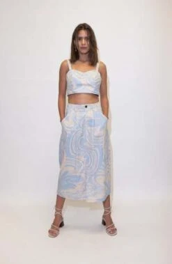 Untitled In MotionKandran Skirt - Nuva Sky -Drape Hut Sales Store Kandran Skirt Nuva Sky 20230223191357