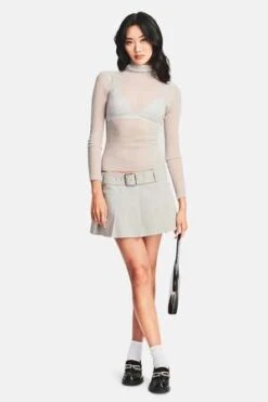 Ser.o.yaKimi Skirt - Silver -Drape Hut Sales Store Kimi Skirt Silver 20230904073113 1