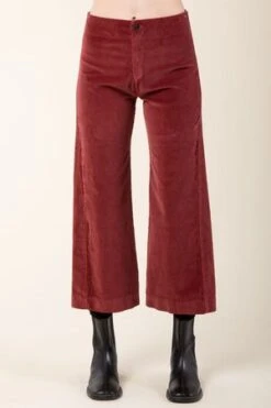 Prairie UndergroundKnack Wide Leg Cords - Oxblood -Drape Hut Sales Store Knack Wide Leg Cords Oxblood 20231019022455
