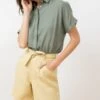 Jungle FolkLINEN SHORTS - MOON STRAW -Drape Hut Sales Store LINEN SHORTS MOON STRAW 20210609131105