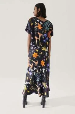 Silk LaundryLong Bias Cut Skirt - Black Lost Flowers 11 Silk LaundryLong Bias Cut Skirt - Black Lost Flowers -Drape Hut Sales Store LONG BIAS CUT SKIRT BLACK LOST FLOWERS 20220920071045 3