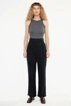 LACAUSA ClothingEcho Trousers - Tar -Drape Hut Sales Store Lacausa Echo Trousers Tar 20220216011526 3