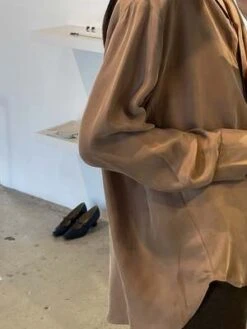 LUCY PARISLatte Maggie Button Down - Brown -Drape Hut Sales Store Latte Maggie Button Down 20231008225558 2