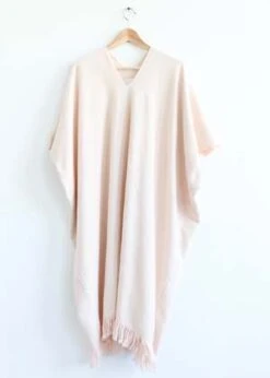 Lauren ManoogianHandwoven Tela Caftan - Petal/Natural -Drape Hut Sales Store Lauren Manoogian Handwoven Tela Caftan Petal Natural 20230406005947