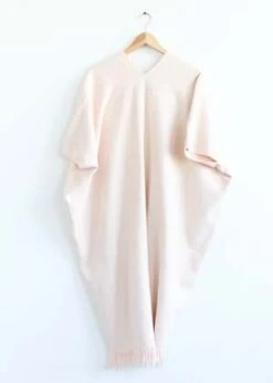 Lauren ManoogianHandwoven Tela Caftan - Petal/Natural -Drape Hut Sales Store Lauren Manoogian Handwoven Tela Caftan Petal Natural 20230406005952