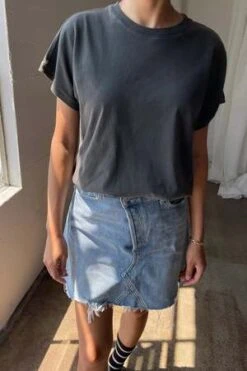 Le Bon ShoppeEase Tee - Mushroom -Drape Hut Sales Store Le Bon Shoppe Ease Tee Mushroom 20230820235909