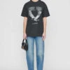 Anine BingLili Tee - Eagle/Washed Black -Drape Hut Sales Store Lili Tee Eagle Washed Black 20230917002809