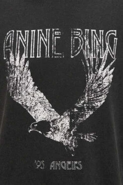 Anine BingLili Tee - Eagle/Washed Black -Drape Hut Sales Store Lili Tee Eagle Washed Black 20230917002810