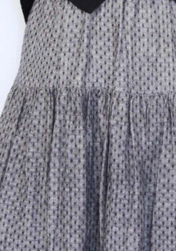 ICHI ANTIQUITESLinen Dobby Skirt - Black -Drape Hut Sales Store Linen Dobby Skirt Black 20231012182520 1