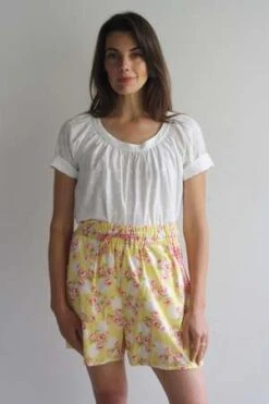 MyrtleLou Shorts - Polka Dot Rose -Drape Hut Sales Store Lou Shorts Polka Dot Rose 20230524205714 1