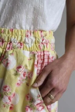 MyrtleLou Shorts - Polka Dot Rose -Drape Hut Sales Store Lou Shorts Polka Dot Rose 20230524205715