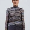 HosbjergLyra Top - Abstract Grey -Drape Hut Sales Store Lyra Top Abstract Grey 20231018231745
