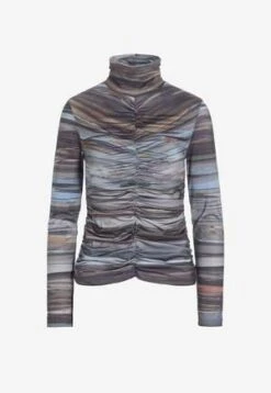 HosbjergLyra Top - Abstract Grey -Drape Hut Sales Store Lyra Top Abstract Grey 20231018231746 2