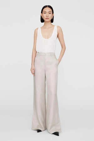 Anine BingLyra Linen Blend Trouser - Dove 3 Anine BingLyra Linen Blend Trouser - Dove