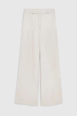Anine BingLyra Linen Blend Trouser - Dove 7 Anine BingLyra Linen Blend Trouser - Dove - Image 5
